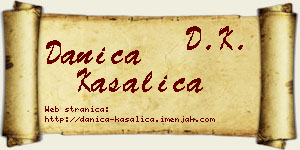 Danica Kasalica vizit kartica
